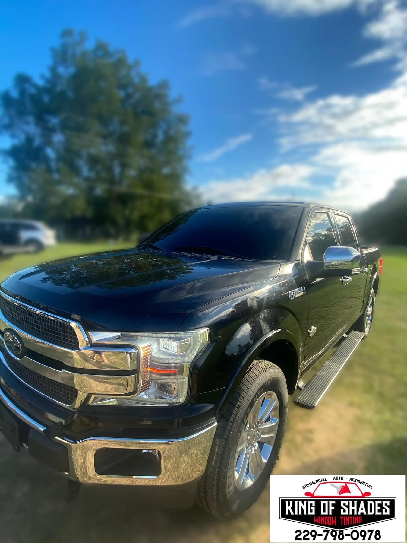 Tint install work at at King Of Shades Window Tinting